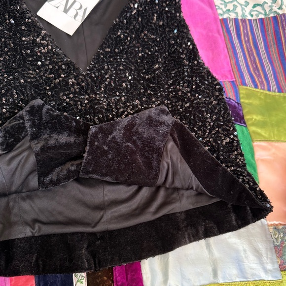 zara sequin vest - Picture 2 of 4
